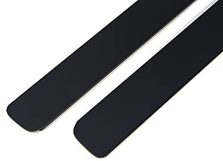 Baguette d'angle - Plan de travail de cuisine - En aluminium - Noir - 28 mm - Sans trous de vis - 28 mm