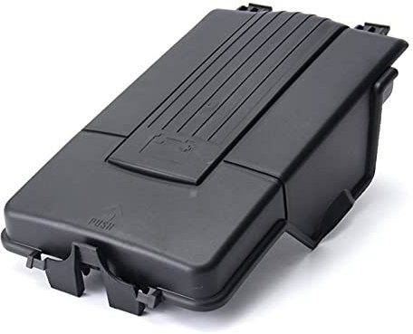 THua Store Batteriefachdeckeldeckel für Audi A3 Q3. Passt für VW. Jetta Golf MK5 MK6 Passat B6 Fit für Sitz Fit für Skoda (Color : Black)