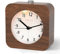aboveClock Alarm Clocks, Bedside Clock, analogue alarm clock, Wooden Alarm Clock, Silent Alarm Clocks Bedside non Ticking with Snooze Function/Night Light for Bedrooms【1 AA Battery Required】