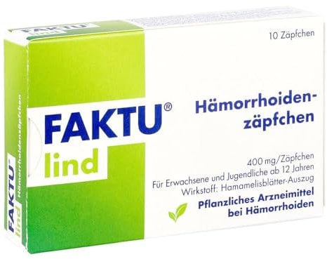 FAKTU lind Hämorrhoidenzäpfchen 10 St
