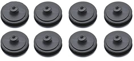 Fußmatten Befestigung Clip, Asudaro 8Stück Auto Fußmatten Clips Teppichschnalle Universal Doppelschicht Teppichklemmen-Halterclips Verschluss Clip Autoteppich-Autozubehör,Schwarz