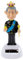 Puckator Figurine Solaire - Roi Charles, Noir, Jaune, Bleu