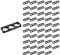 Anlayliay 50Pcs 21700 Lithium Cell Spacer Triple Battery Holder Bracket Battery Pack Bracket for DIY Fixed Battery 21.7mm Hole Dia