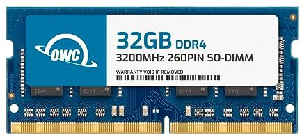 OWC 32GB DDR4 3200MHz PC4-25600 CL22 1.2V 260pin Non-ECC SODIMM Memory RAM Compatible with Lenovo ThinkPad P16s G1 P17 G1 P17 G2 T14 G1 T14 G2