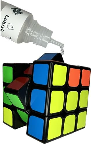 Lubixir Premium Silikonöl Schmiermittel für Zauberwürfel, Speed Cubes & Kunststoffmechaniken – universelles Silikonöl für Drehpuzzle, Spielzeug-Blaster, Modellbau & Feinmechanik (Transparent)