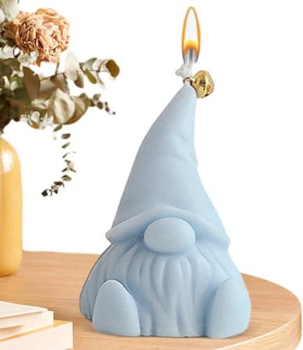 HUNYA Zwergkerze duftend, 3D- -Weihnachtskerze, dekorativ und lustig, Weihnachtswichtel-Dekorationen, Kerzen, Weihnachtsdüfte für zu Hause, duftend, einzigartiges Frauen-Entspannungsgeschenk