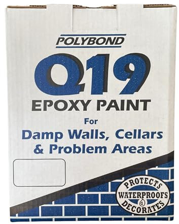 Polybond Q19 Damp Proof Membrane Sealant and Waterproof Paint Clear 1 Litre