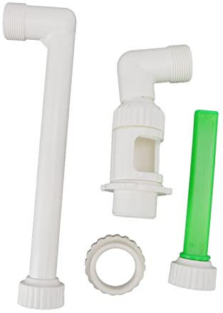 TANIQIACA Fuente de Piscina, rociador de Enfriador de Agua Fluorescente con dirección Variable, Adaptador de Fuente unidireccional G1 1/2 a G2, Juego Incluido para decoración de Cascada de