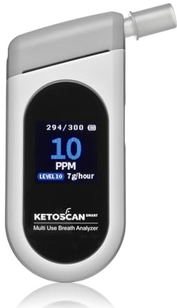 KETOSCAN Smart Breath Ketone Analyser & Real Time Fat Burning Monitor