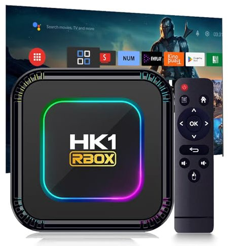 GoyaGirl Para Android 13-ATV 4K HD TV Box 2GB RAM + 16GB ROM TV Box, puerto USB host y USB OTG con control remoto para viajes de negocios, reuniones, oficinas