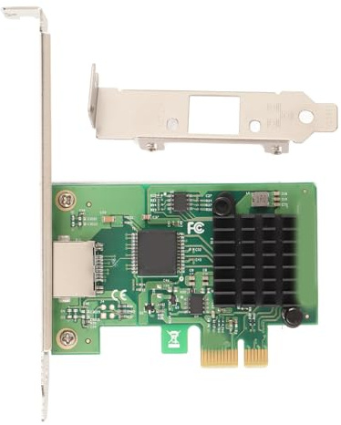 Adaptateur Réseau PCIe 2,5 G, I226 T1 PCI E X1, Carte Réseau Ethernet 2,5 G à Port Unique, RJ45 Gigabit LAN pour Serveur 2019/2022