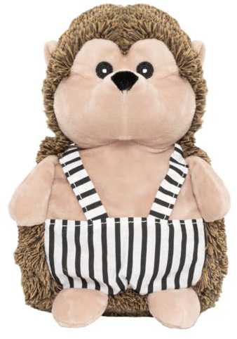 PLIC - Bouillotte Doudou 2 En 1 – Peluche Hérisson Ultra Douce Bébé & Enfant – Action Chaud Et Froid 2h – Bouillotte Sèche Micro-Ondes – Perles De Silicone – Déhoussable & Lavable