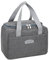 Valicaer Lonchera térmica térmica para adultos, hombres y mujeres, bolsa de almuerzo reutilizable para niños, lonchera aislada para el trabajo, la escuela, picnic (gris)