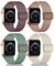 chinbersky Elastisches Armband Kompatibel mit Apple Watch Armband 38mm 40mm 41mm 42mm 44mm 45mm 46mm 49mm, mit Magnet Verschluss Stoff Nylon Armbänder für iWatch Ultra Series 10/9/8/7/6/5/4/3/2/1/SE