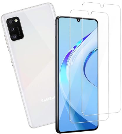 VSEER Schutzfolie für Panzerglas für Samsung Galaxy A41 5G, Hohe Feinfühligkeit Kristallklar Blasenfreie Samsung A41 Gehärtetem Glas Folie, 2.5D HD-Klar Unzerbrechlich für A41 5G Schutzglas, 2 Stück