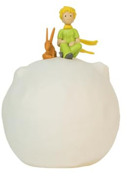 VIPO - Nachtlicht für Kinder und Baby, der kleine Prinz und der Fuchs – Nachttischlampe für Kinder mit Touchscreen – Nachtlicht wiederaufladbar über USB – Dekoration für Babyzimmer, Weiß
