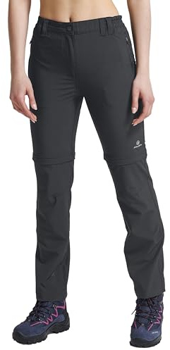 ATHL DPT. Damen Funktionelle Lange und Kurze Wanderhose/Wandershorts mit praktischen Taschen