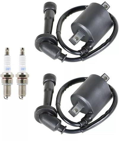 WPHYGMK Tools replacement parts For 2 SET Ignition for Coil for Spark for Plug For Yamaha V for Star 650 XVS650 1998 19992016 Easy repairs