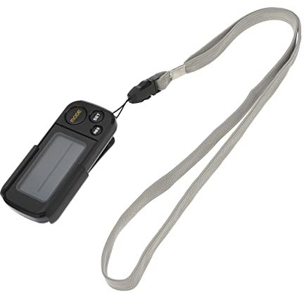 Toddmomy Digitaler Pedometer Sensortechnologie Multifunktionaler Schrittzähler Für Sport Und Fitness Tragbar Schwarz Mit Tagen Speicher Für Kalorienverbrauch Für Männer Und Frauen