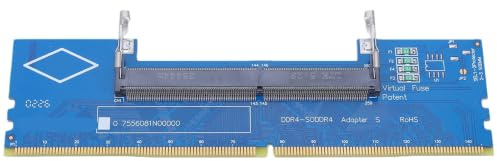 AMONIDA DDR4 SODIMM To Desktop DIMM Memory RAM Adapter for Laptops, Portable Over‑Current Protection Design, for Memory Upgrade Enthusiasts