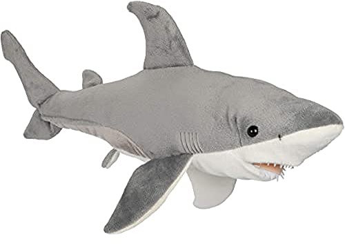 Uni-Toys - Weißer Hai - 50 cm (Länge) - Plüsch-Fisch - Plüschtier, Kuscheltier