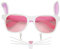 Widmann 0319B - Bunnybrille, mit Schnurrbart, Kostümzubehör, Accessoire, Karneval, Mottoparty