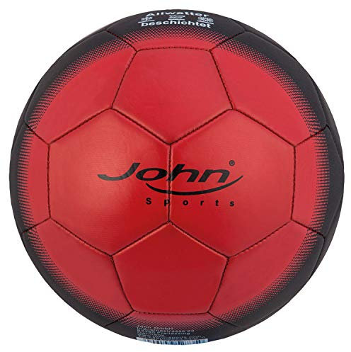 John 52972 Football League Laser, Size 5, Diameter Approx. 22 cm, 300 g, for Training Tactical Moves or for Kicking with Friends, Assorted Colours, Selection Not Possible