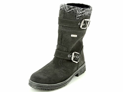 Däumling Mädchen Alia Langschaft Stiefel, Grau (86Turino Asphalt), 28 EU