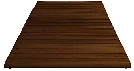 Miltex Yoga Holzrost GL Typ B, Breite 150 cm x max. 10m, Dunkelbraun