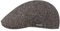 STETSON Herrenmütze Texas Wool Herringbone – hergestellt in der EU für den Winter, Wolle mit Visier, Futter für Herbst-Winter, grau, 58