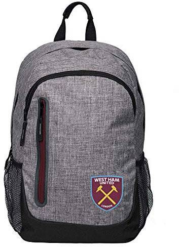 FOCO Offizielles Lizenzprodukt West Ham United FC Heather Grey Laptop-Rucksack