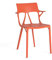 Kartell A.I. Stuhl, Polypropylen, Orange, 55 x 59 x 94 cm, 2 Stück