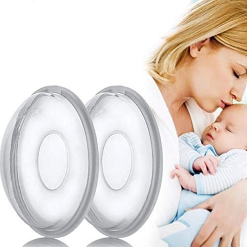 poetryer 2 Pieces Coupelles Recueille Lait Coques D’Allaitement Protectrices Diamètre 3.74in pour Prévention Et Les Soins des Crevasses du Mamelon Pendant L’Allaitement