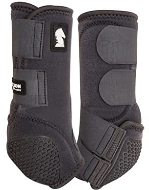 Classic Equine Flexion By Legacy Gamaschen in Front / M / Charcoal