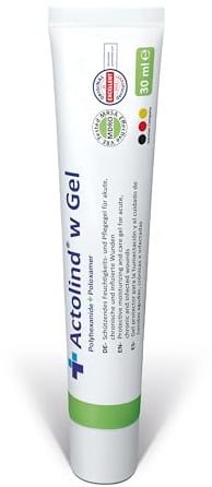 Actolind w Gel antiseptisches Wundgel – schmerzfreie Pflege bei Wunden und Verbrennungen | Medizinprodukt CE III, 30 ml