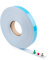 magnets4you - Cinta metálica autoadhesiva | Color blanco | Ancho 25 mm, se vende por metros | Base adhesiva para imanes, se puede cortar