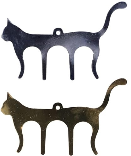 Musikbuch Clip Seitenhalter, 2 Stück Katze geformt Metall Notenhalter Seite Marker Clips Noten Clip Musik Noten Halter Notenbuch Clip Ständer für Klavier Notizpapier Keyboard & Bücher lesen
