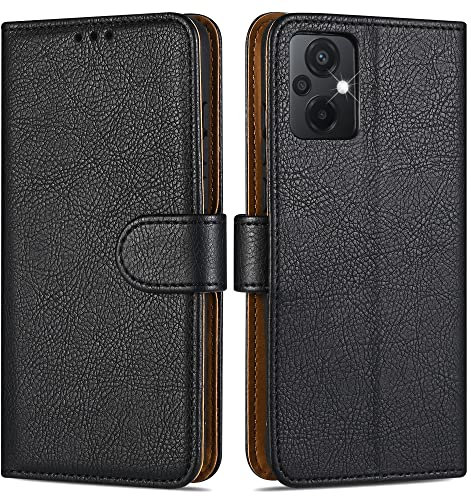 Case Collection pour Coque Motorola Edge 30 Neo - Etui en Cuir avec Fentes Cartes [Blocage RFID] Antichoc [Béquille] Housse Protection pour Coque Motorola Edge 30 Neo