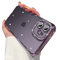 Ownest Compatible with iPhone 11 Case with Glitter Diamond Camera Protector,Crystal Bling Clear Cute Phone Case Shockproof Sparkle Len for iPhone 11 6.1''-Purple