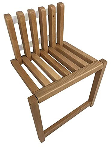 An der Wand montierter Schuhhocker, Klappstuhl, an der Wand montierter, unsichtbarer Schuhwechselhocker aus Massivholz, der maximal Platz spart, Tragfähigkeit 150 kg