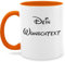 Tasse Tassen 325ml - Aufdruck selbst gestalten - Wunschtext I Geschenk mit eigenem Text personalisiert - 325 ml - Orange - mug with name paartassen personalisierte custom glühweintassen