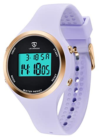 BEN NEVIS Armbanduhr für Kinder Mädchen - Digital Kinder Uhr Sports Outdoor Silikonarmband mit Wecker/Stoppuhr/LED-Licht/Stoßfest/Datum,Elektronische Kinderuhren