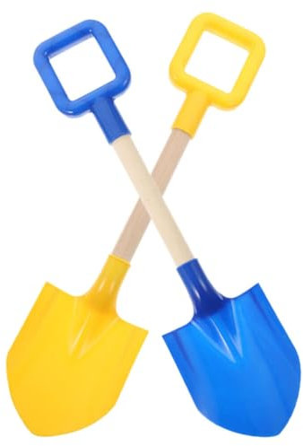 TOYANDONA 2 Piezas De Juguetes De Playa para Niños Juego De Juguetes De Playa Juguete Aire Libre Palas De Playa Caja De Arena Palas De Playa para Niños Palas De Arena Palas De