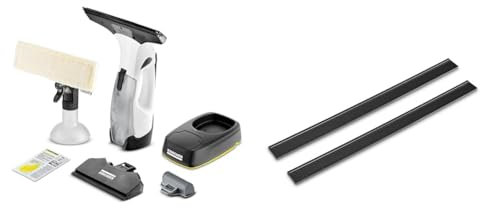 Kärcher Fenstersauger WV 5 Plus N Battery, mit zusätzlichem Akku & Abziehlippen 280 mm für Akku-Fenstersauger