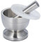 Thicken Garlic Grinder Metal Stainless Steel Pestle Bowl Garlic Press Herb Grinder Pot