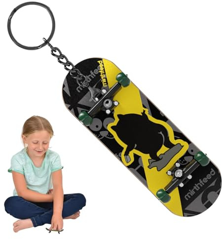 Holdes Kleines Berührungsspielzeug, Fingerboard mit Kugellagern, Schlüsselanhänger, Fingerboard, Spielzeug für Zuhause, Schule, Reisen, Picknick