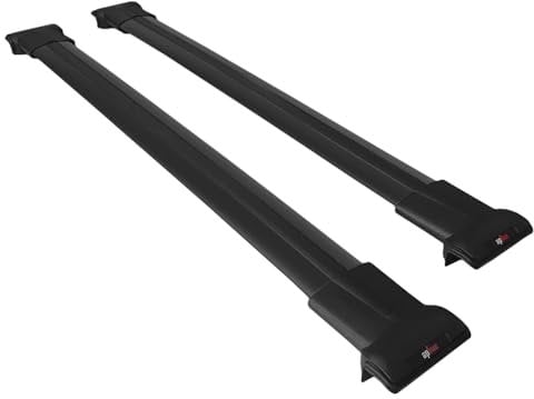 acpar Kompatibel mit Dacia Duster 3 (P1310) 2024-2025 Fly Model Relingträger Dachträger Auto Gepäckträger Schwarz Aluminium 2 Stangen