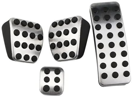 TQABADQ Auto Pedale Edelstahl Auto Gas Bremse Pedal Pads Abdeckung, Für Mercedes Benz 2006-2012 Ml W164 2007-2013 GL-CL X164 2006-2012
