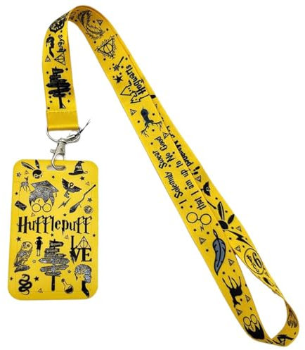 NHPY 1 Pièces Harry Potte r Porte Badge Tour de Cou, Porte Carte Tour de Cou, Tour de Cou Porte Badge, Porte Badge Cordon Tour de Cou, A