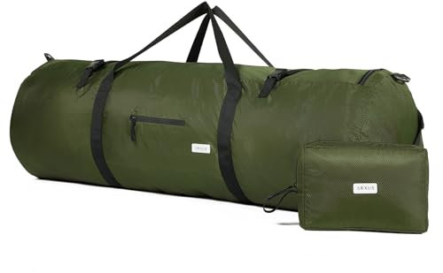 Arxus Sports Duffle Bag for Gym 90L 50L 30L Large Duffel Bag Men Women Foldable Holdall Bags for Weekend Travel Sport Baseball Bat with Shoulder Strap, Tent Storage Camping